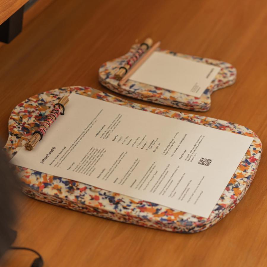 Potato Head Suites & Studios Seminyak Eksteriør bilde A clipboard made from plastic